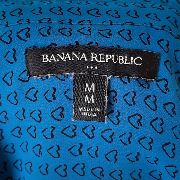 Banana Republic heart print shirt - Picture 5 of 5